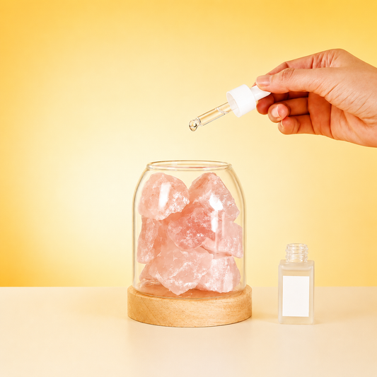 AURORA Crystal Light | Essential Oil Diffusing | Natural Quartz 500g | Power of Healing