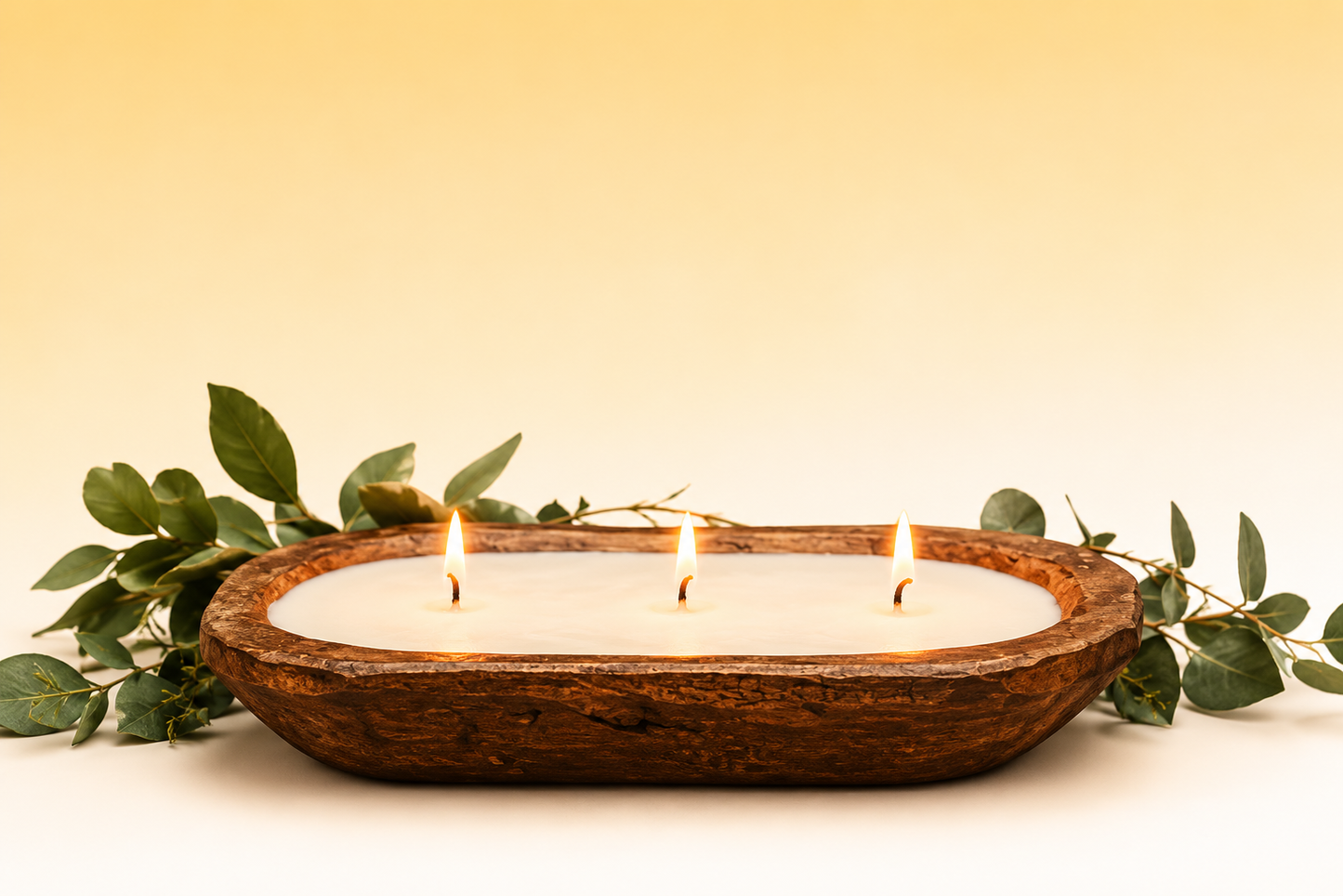 3-Wick Dough Bowl Soy Candle - Gatherings
